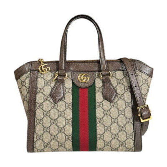Gucci Ophidia Shoulder Bag GG Supreme Canvas Beige - Picture 1 of 9